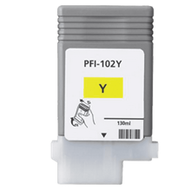Zoomtoner CANON Compatible PFI-102Y Cartouche d'Encre / Jet d'Encre Jaune pour CANON ImagePROGRAF iP-F510
