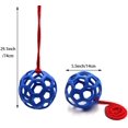thumbnail image 2 of BEMS-1 pieza, pelota de regalo para caballos, alimentador de heno colgante estable, pelota de juguete, 2 of 5