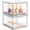 2, variant on PETGLE 6 Pack Stackable Plastic Makeup Organizer Drawers, Acrylic Organizers, Clear Storage Bins with Pull-Out Handles for Vanity, Kitchen Cabinets, Pantry