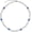 1 Pcs White Blue with Lobster Buckle, variant on 18" Bling Baseball Necklace Glitter Rhinestone Ball Pendant Necklaces Jewelry Unisex Gift for Baseball Players & Fans[h9442]