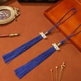 thumbnail image 4 of DRAFIDEEP 12Pcs Blue Graduation Cap Tassel Set Craftsmanship for Ceremony Decoration, 4 of 8