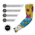 thumbnail image 5 of ALAZA Daisy Chrysanthemum Flowers UV Sun Protection Arm Sleeves UPF 50+ Compression Cooling Sleeve 1 Pair, 5 of 7