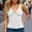 White, variant on FDGIU Women's 2025 Summer Lace Cami Tank Top - V Neck Sleeveless Blouse with Silk Lace Trim, Stylish Casual