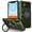 Dark Green, variant on 360° Rotating Magnetic Suction Protective Case for iPhone 11, Mobile Phone Holder [Support Car Mount] Shockproof Protective Phone Cover Cases, Orange