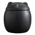 thumbnail image 2 of Multiuse Tea Canister Loose Leaf Tea Container with Airtight Lid for Kitchen Black, 2 of 6