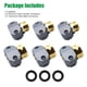 thumbnail image 5 of Speravity 3 juegos fáciles de conectar y desconectar: ​​kit de reparación de tuberías de agua de latón para un conector de reparación de Herramientas y ferretería, 5 of 6