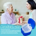 thumbnail image 6 of Lieonvis Denture Case,Denture Cup with Strainer,Complete Clean Care for Dentures,Denture Bath Box False Teeth Storage Box with Basket Net Container Holder, 6 of 9