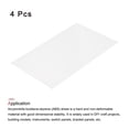 thumbnail image 3 of Hoja de Plástico ABS 10 Pulgadas x 6 Pulgadas x 0.06 Pulgadas Hojas de Estireno ABS para Construcción de Modelos Manualidades DIY Panel Blanco 4 Pcs, 3 of 6