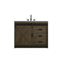Elegant Kitchen and Bath Austin 42 Inch Single Bathroom Vanity In Expresso