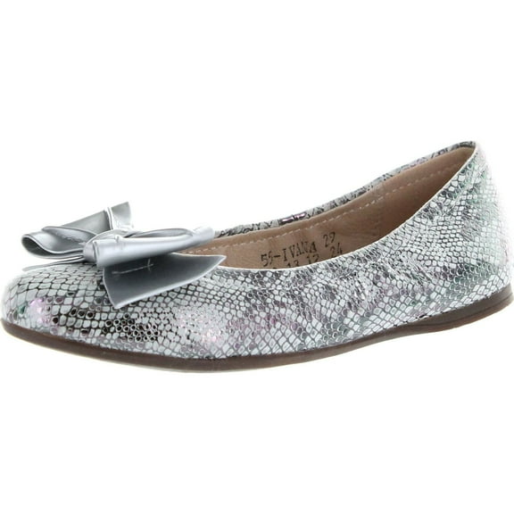 Venettini Girls Ivana Dress Snake Designer Flats Shoes