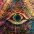 thumbnail image 5 of Fashion Bedroom Decor The Eye of God Printed Duvet Cover Pillowcase Adult Stylish Bedspreads,King (90"x104"), 5 of 6