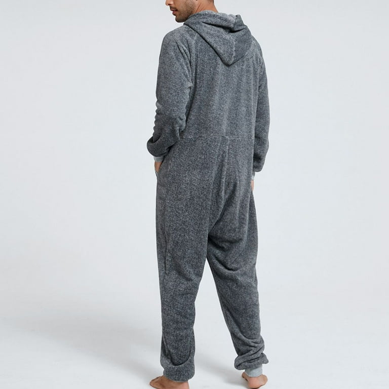 Vnihaq Mens Loungewear Sets Winter Fleece Half Zipper