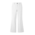 thumbnail image 6 of XAOFW Girls Back To School Pants Elastic Waist Loose Fit Wide Leg Trousers Uniform Pants For Girls Kids Trendy Bottom 9-10 Years, 6 of 6