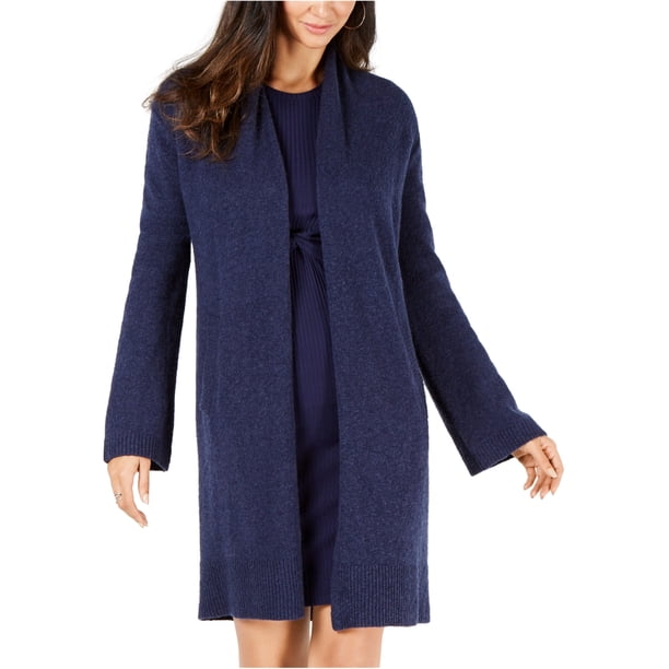 Michael Kors Kimono Cardigan suéter para mujer, azul, pequeño Michael Kors Cárdigan
