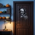 thumbnail image 4 of Halloween Skull Wall Stickers, Realistic PVC Decals, Self-Adhesive Spooky Decor for Living Room Bedroom Door, 4 of 7