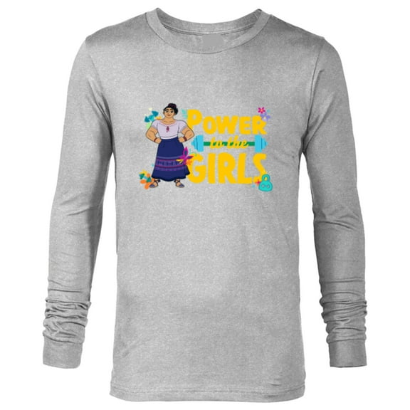 Disney Encanto Luisa Power to the Girls - Long Sleeve T-Shirt for Men - Customized-Athletic Heather