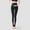 Black, variant on Kctiaxy Leggings for Women Casual Solid Color leggings Light Sport Fleece Lined Leggings High Waist Footed Yoga Pants with Pockect