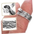 thumbnail image 5 of 4pcs Braided Ring Vintage Decor Retro Decor Adjustable Knitting Ring Decorative Ring To Weave Tool, 5 of 5