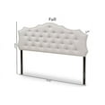 thumbnail image 6 of Baxton Studio Aurora Modern and Contemporary Greyish Beige Fabric Full Size Headboard, 6 of 6