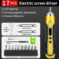 thumbnail image 1 of Tournevis Électrique Sans Fil 6.8V, Perceuse Rechargeable USB pour la Maison, Magnétique, 1 of 8