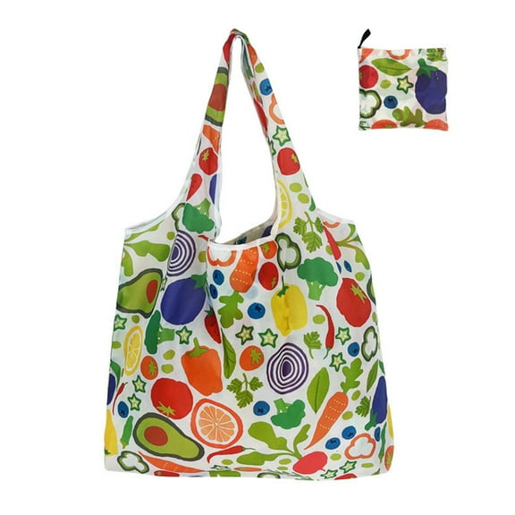 Acahhotxx Shoulder Handbag, Large Capacity Foldable Shopping Bag Water Resistant Reusable Washable Grocery Bag for Outdoor Camping Travel Handbag