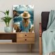 thumbnail image 5 of Qisvanset 12x16 Inch 2D Flat Framed Canvas Art, Psalm Coastal Sea Landscape Bible Verse Home Wall Art Poster Decor, 5 of 5