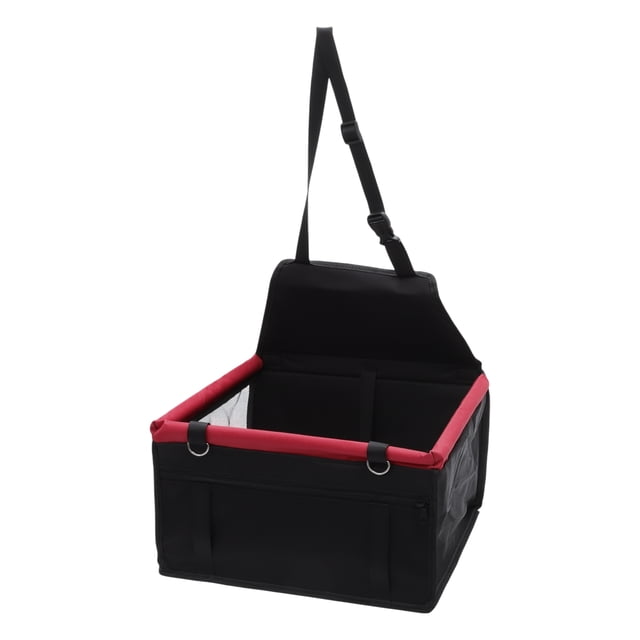 Unique Bargains 1 Housse de Siège Auto Imperméable et Durable pour Animal Noir Noir, Rouge