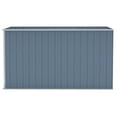 thumbnail image 2 of vidaXL Remise de Jardin Mural Gris 118x288x178 cm Acier Galvanisé, 2 of 3