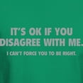 thumbnail image 3 of CafePress - Disagree With Me Dark T Shirt - Men's Classic Graphic Cotton T-Shirt, 3 of 4
