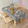 thumbnail image 2 of Boho Bohemia Geometric Line Art Rectangle Tablecloth 60"x120",Waterproof Polyester Rectangle Table Cloth, Wipeable Spillproof Polyester Tablecloth for Dining, Camping, Indoor and Outdoor, 2 of 6