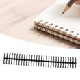 thumbnail image 4 of Spiral Binding Coil, 16mm Inner Diameter 10Pcs Pretty Colour Sheet Binding Comb  For Page Black, 4 of 8