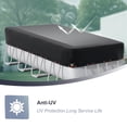 thumbnail image 4 of Seralis 10x16 ft Above Ground Rectangular Pool Cover, Solar Waterproof UV-Resistant with Steel Rope, Black, 4 of 9