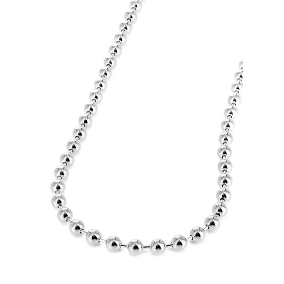 Gold Chain - Womens Dog Tag Chain 10K/14K White Gold