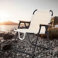 thumbnail image 2 of Camping Chair Portable Folding Chair Outdoor High Back Backpacking Chair Black, 2 of 13
