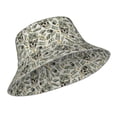 thumbnail image 2 of Kdxio Reflective Bucket Hat - Skull with Cash Print Bucket Hat for Men,Women, 2 of 9