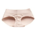 thumbnail image 2 of GEWSEY Lifter Panties Padded Underwear for Women Seamless Booty Pads Enhancer Panty (Khaki, M), 2 of 9