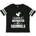 thumbnail image 3 of Inktastic Easily Distracted by Squirrels Boys or Girls Toddler T-Shirt, 3 of 5