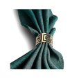 thumbnail image 3 of Napkin Ring, A Pack Of 6 Metal Napkin Holder With Buckle Napkin Ring, 3 of 3