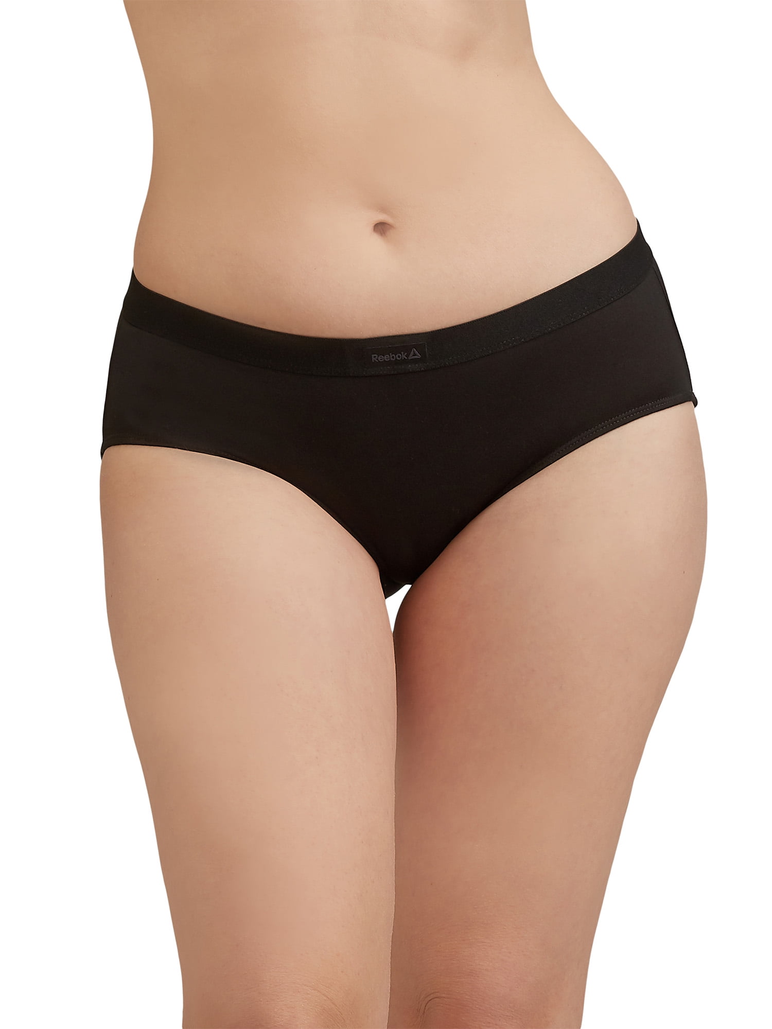 Reebok Women's Underwear Sport Soft Hipster Panties, 6-Pack Sizes XS-3XL