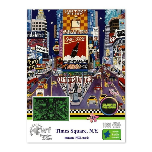 Rompecabezas Wuundentoy Time Square N.Y. Premium Edition 1000 piezas