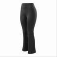 thumbnail image 5 of TGPMGRZ 28"/30"/32" Yoga Pants Women Wide Leg Yoga Pants with Pockets for Women Flare Leggings Bootcut Work Dress Pants #01 Grey Size XXL, 5 of 6
