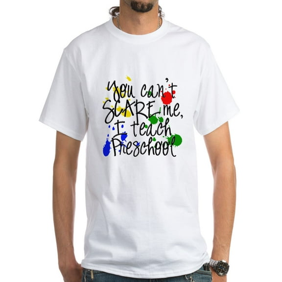 CafePress - Preschool Scare Copy T-Shirt - Men's Classic T-Shirts