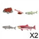 thumbnail image 1 of Ciclo de vida del salmón,Animales Figuras Ciclo de vida del salmón Modelo,Conjunto de figuras de animales de peces con ciclo de crecimiento,Juguetes modelo de ciclo de observación del, 1 of 8