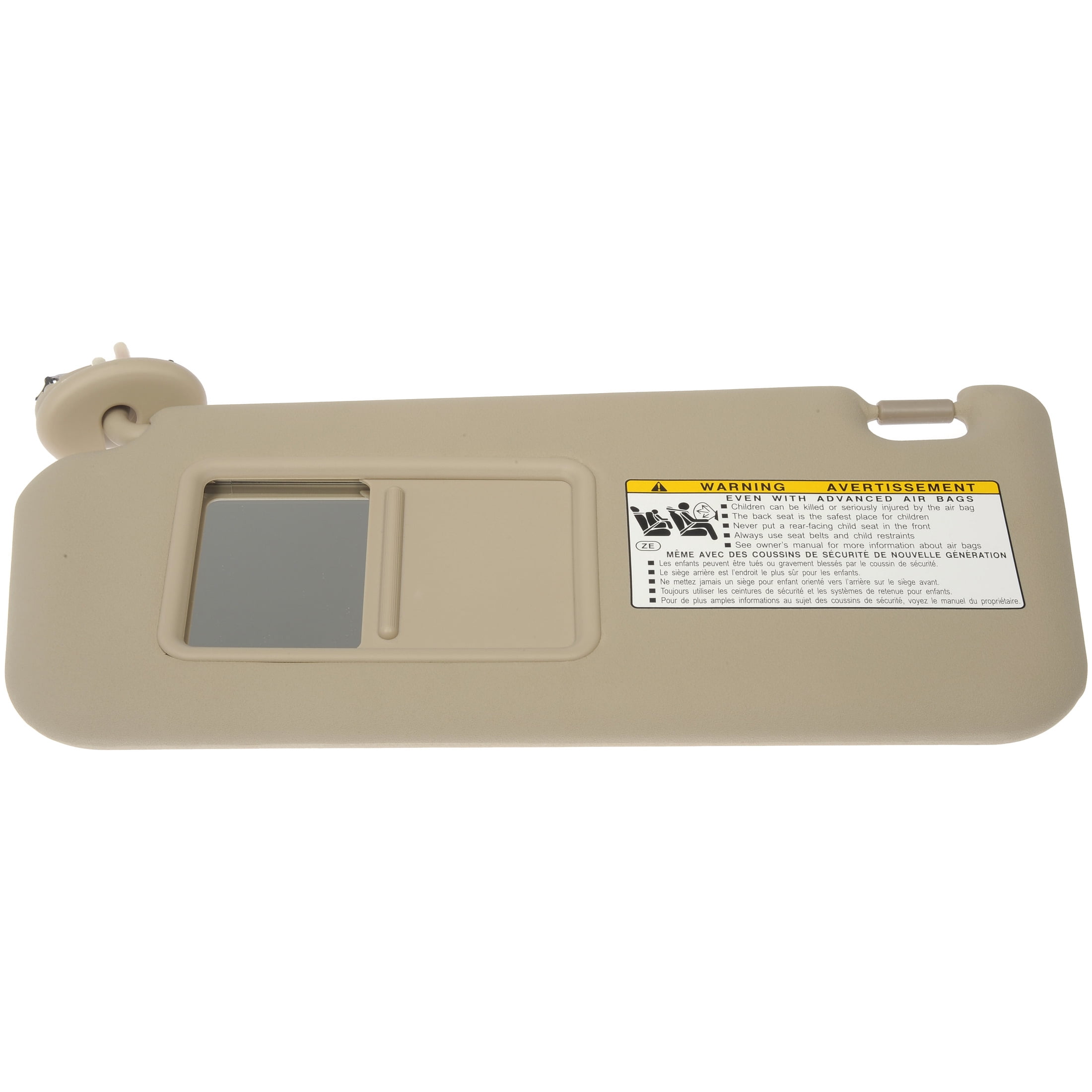 Dorman 74200 Driver Side Sun Visor Assembly for Specific Toyota Models, Beige