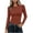 Orange, variant on BLVB Womens Long Sleeve Basic Shirt Crew Neck Ruched Fitted Fall Tops Soft Stretch Undershirts Base Layer Clothing(Yellow,X-Large)