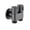 #A02-Black, variant on Double Control Angle Valve with G1/2 Thread, 1-In-2-Out Brass Plumbing Fixture for Bathroom Toilet Bidet Sprayer, Kitchen Sink, Shower Head, Water Heater(Silver)