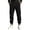 Black, variant on LWavelet Mens Sweatpants with Pockets Drawstring Elastic Waist Solid Color Jogger Pants Slim Fit Casual Long Pants Trousers