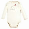 thumbnail image 7 of Touched by Nature Organic Cotton Long-Sleeve Bodysuits, Fortune Cookie, Newborn, 7 of 7