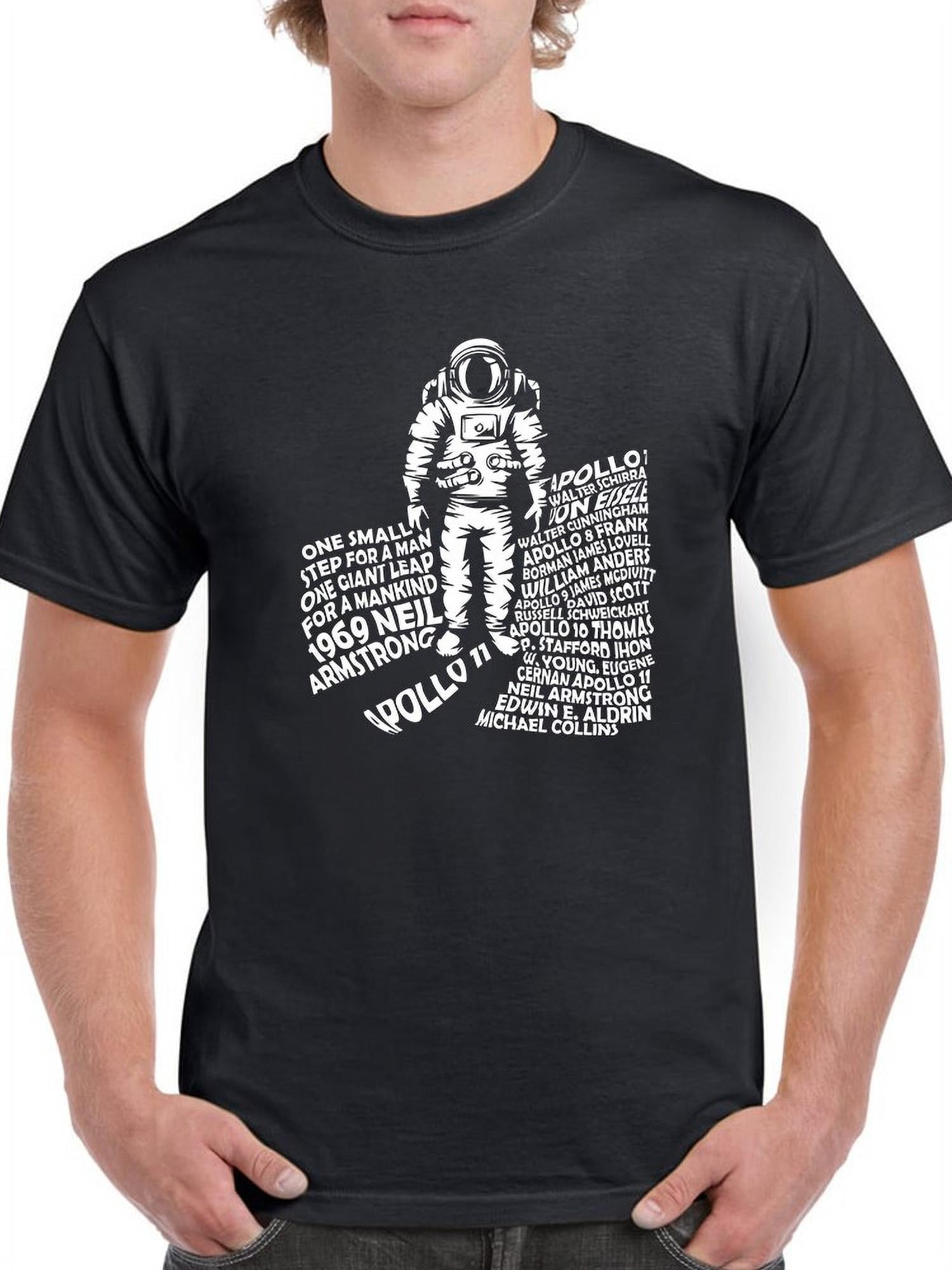 Apollo 11 Astronaut Design Men T-Shirt Small - Walmart.com