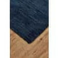 thumbnail image 3 of Celano Hand Woven Marled Wool Accent Rug, Midnight Navy Blue, 3ft-6in x 5ft-6in, 3 of 7